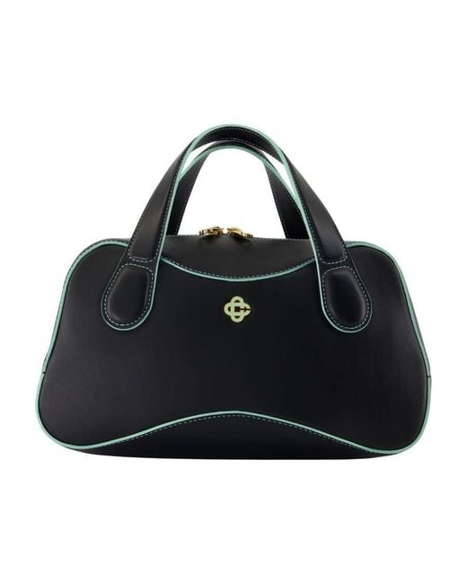 Casablanca Black Top Handle Bag