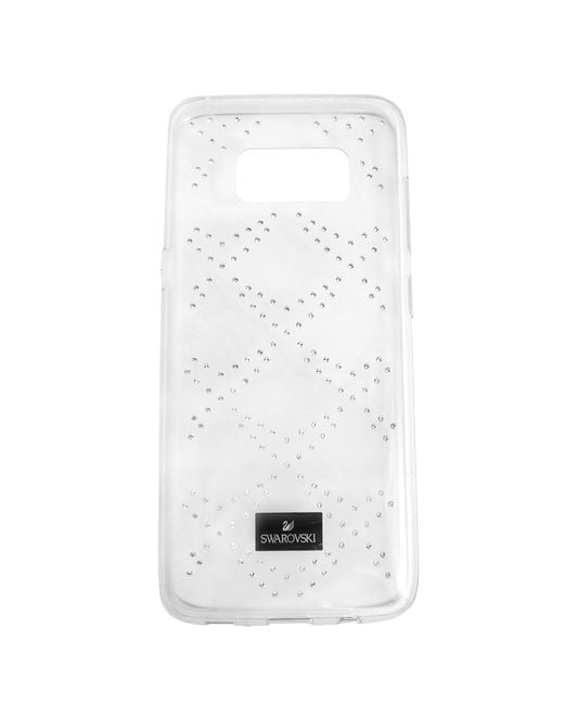 Swarovski White Transparent Hillock Samsung Galaxy S 8 Smartphone Case With Bumper