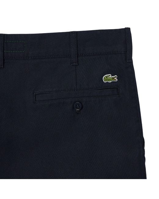 Lacoste Blue Straight Fit Cotton Pants for men