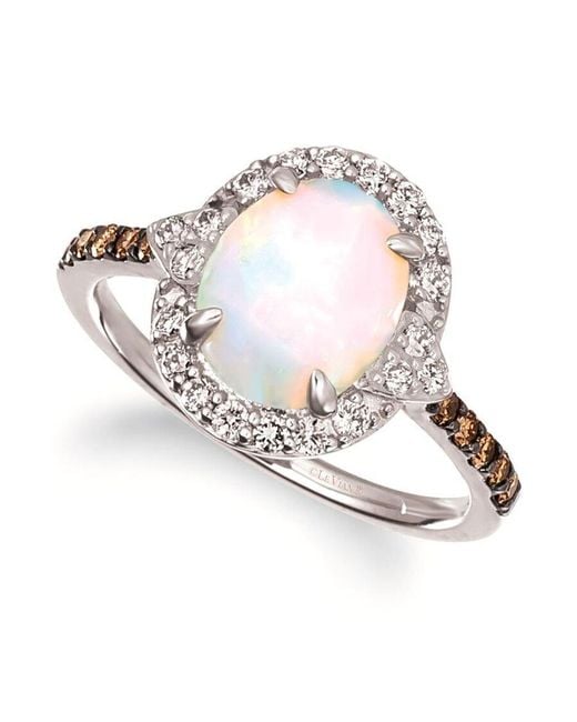 Le Vian Metallic Ladies Neopolitan Opal Rings Set