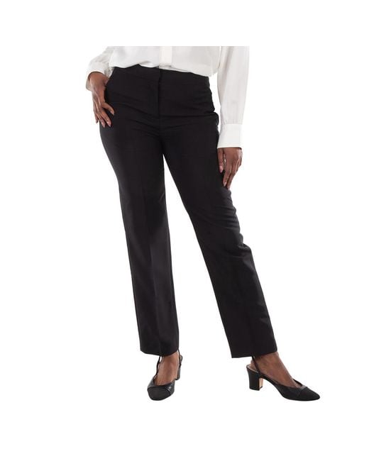 Burberry Black Ladies Aimie Tailored Trousers, Brand Size 12 (Us