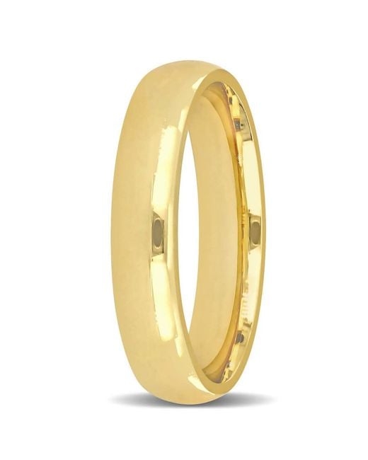 Amour Metallic 4.5Mm Finish Comfort Fit Wedding Band for men