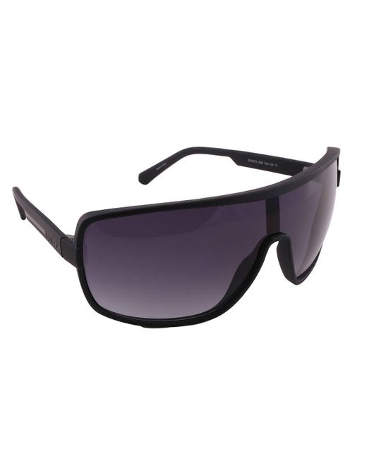 Guess Factory Blue Smoke Gradient Shield Sunglasses for men
