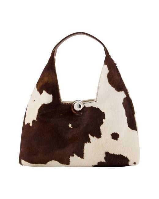 Marni Brown Trapeze Shoulder Bag