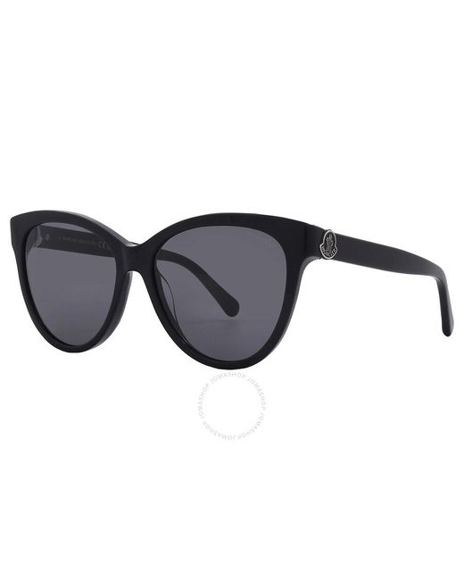Moncler Black Maquille Smoke Butterfly Sunglasses Ml0283 01a 55