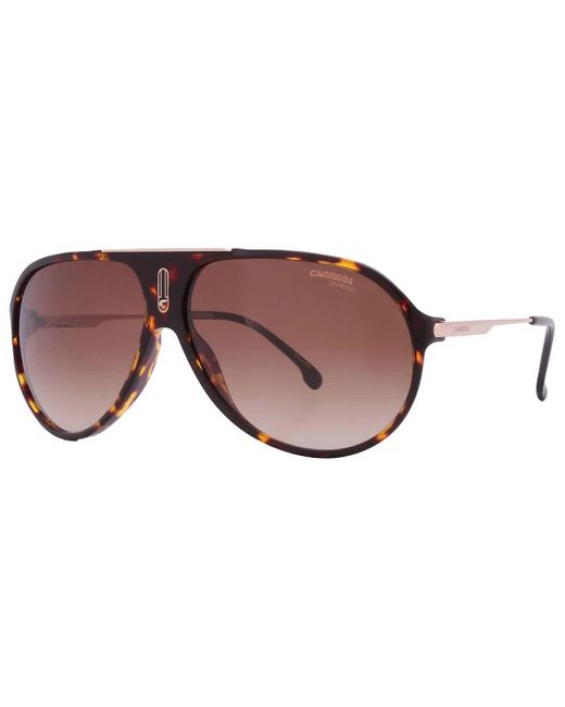 Carrera Black Shaded Pilot Sunglasses Hot 65 0086/ha 63