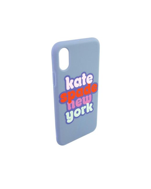 Kate Spade Blue Ladies Iphone X/Xs Soft Touch Ksny Case