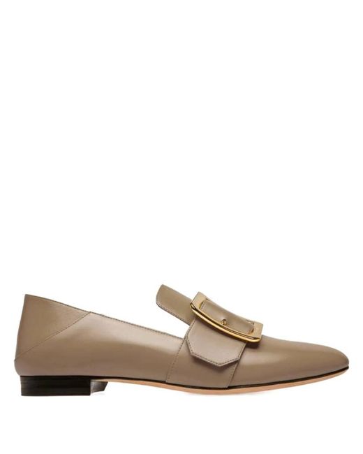 Bally Natural Janelle Calf Leather Slippers, Brand Size 36 Us