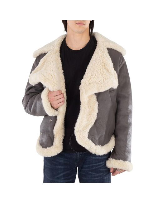 J.W. Anderson Gray Wavy Aviator Jacket