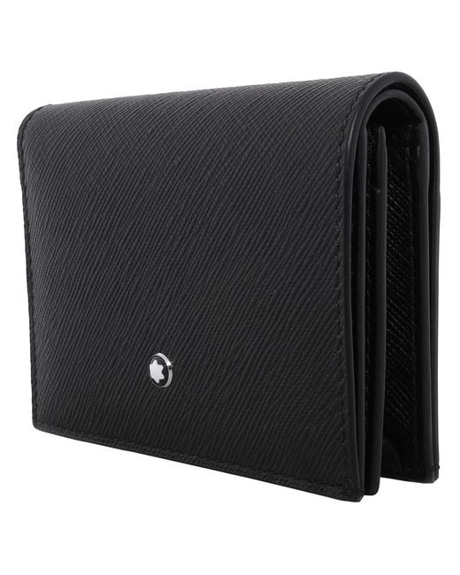 Montblanc Black Sartorial Nano Continental Leather Wallet