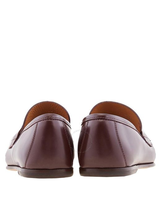 Ferragamo Purple Galileo Gancini Ornament Slip-on Loafers for men