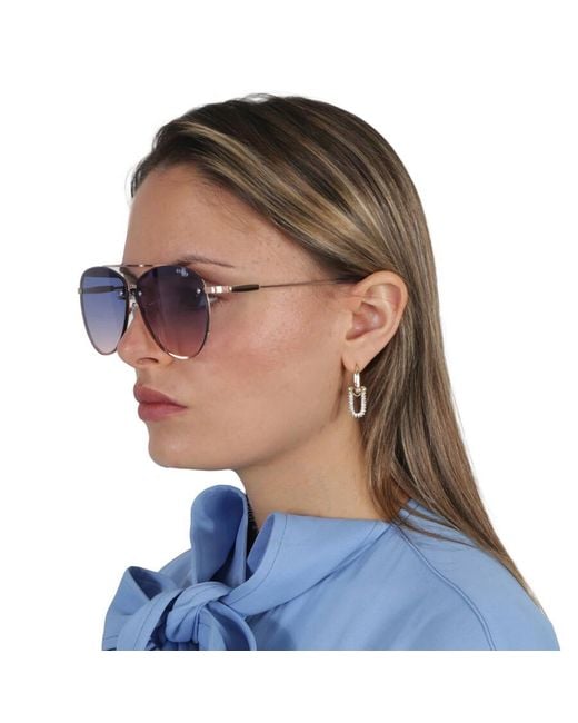 Guess Factory Purple Blue Gradient Pilot Sunglasses Gf0386 28w 63