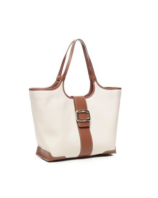 Roger Vivier White Viv' Choc Tote Bag