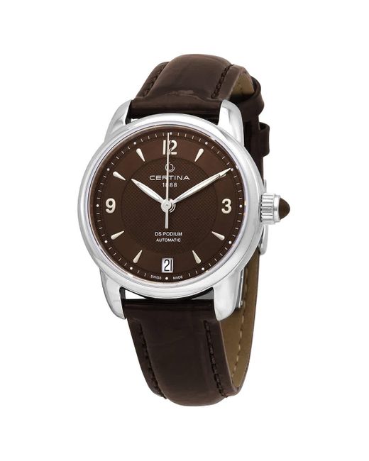 Certina Metallic Ds Podium Automatic Brown Dial Watch