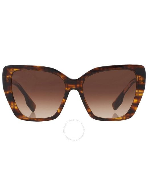 Burberry Brown Tamsin Gradient Butterfly Sunglasses Be4366 398113 55