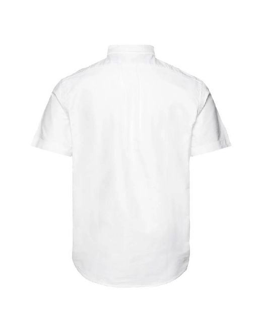 Polo Ralph Lauren White Custom Fit Oxford Shirt for men