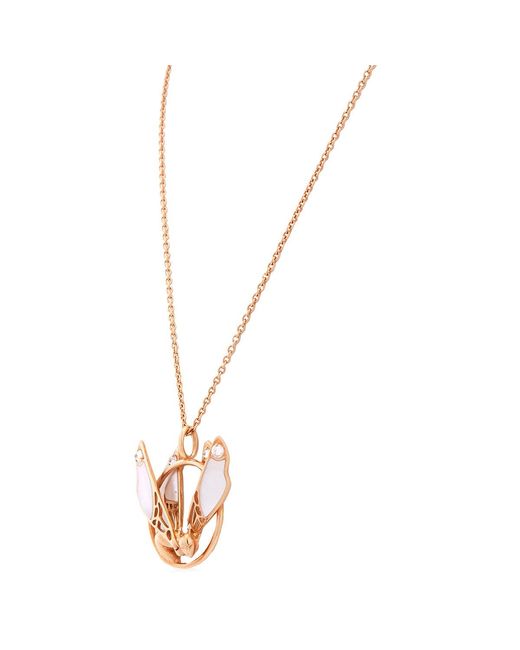 Vever Metallic Naiad 18K & Mother-Of-Pearl Pendant for men