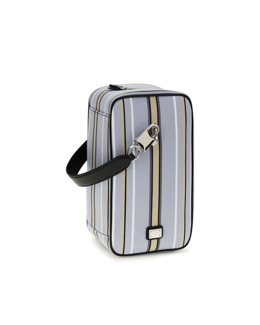 Dolce & Gabbana Blue Dolce & Gabbana Lock Clutch for men