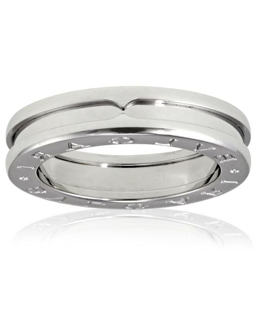 BVLGARI Metallic B.Zero1 18K 1-Band Ring, Brand (Us Size 5.75)