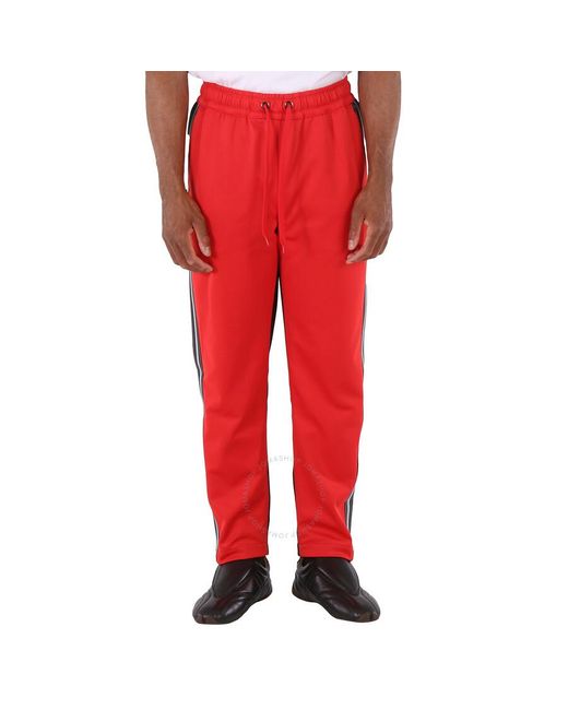 Burberry Red Bright Enton Track Pants for men