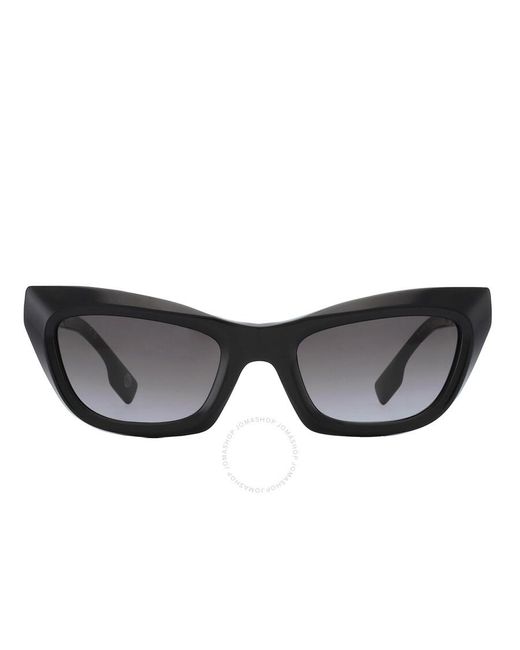 Burberry Black Grey Gradient Cat Eye Sunglasses Be4409 30018g 51