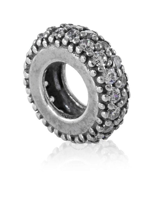 Pandora Metallic Clear Sparkle Spacer Charm