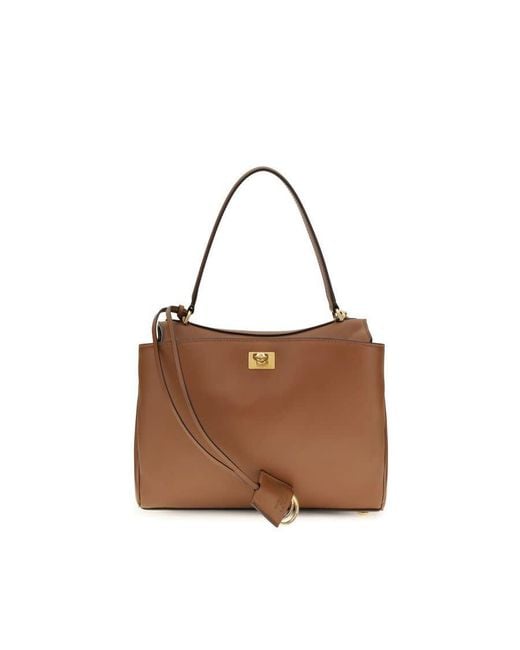 Balenciaga Brown Rodeo Shoulder Bag for men
