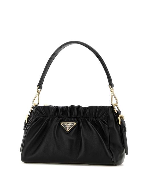 Prada Black Nappa Leather Handbag