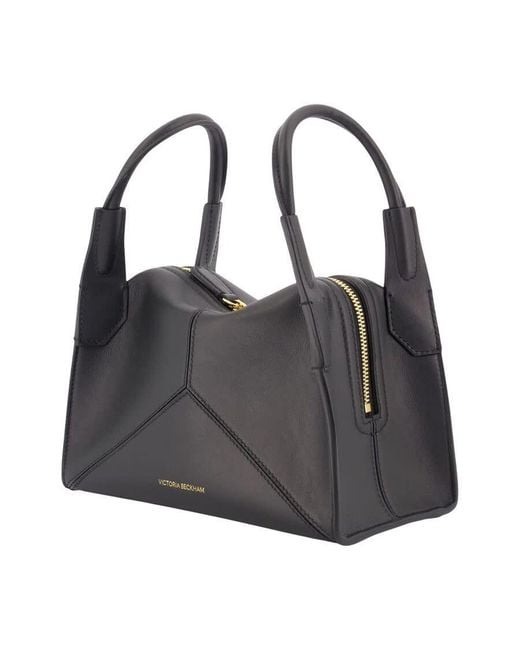 Victoria Beckham Black Pli Mini Shoulder Bag