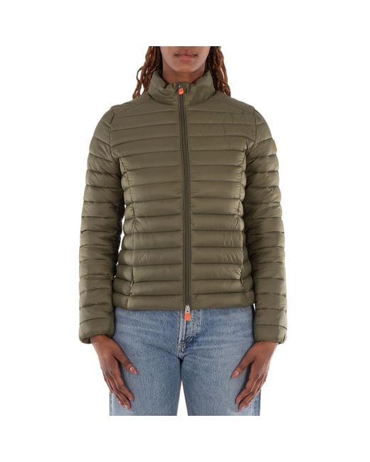 Save The Duck Brown Ladies Carly Puffer Jacket, Brand Size 0