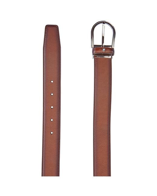 Montblanc Brown Cut-To-Size Business Belt for men