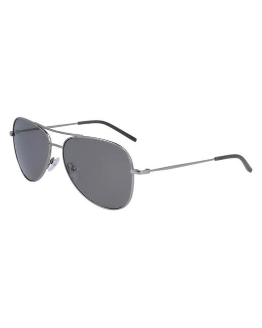 DKNY Black Grey Pilot Sunglasses