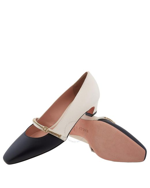 Bally Black Sylt Square Toe Patent-Leather Pumps