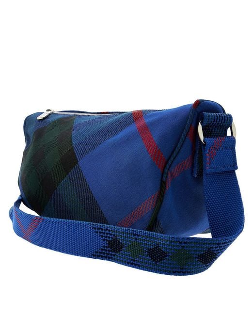 Burberry Blue Shield Small Messenger Bag for men