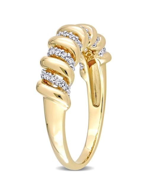 Amour Metallic 1/5 Ct Tdw Diamond Ring for men