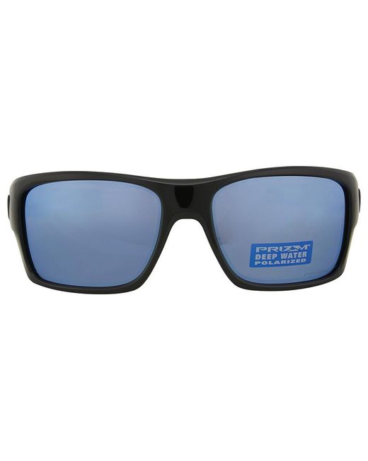Oakley Blue Turbine Prizm Salt Rectangular Sunglasses Oo9263 926314 63 for men