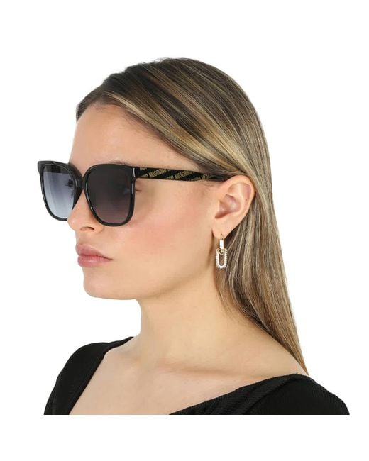 Moschino Blue Grey Shaded Square Sunglasses Mos134/f/s 07rm/9o 58