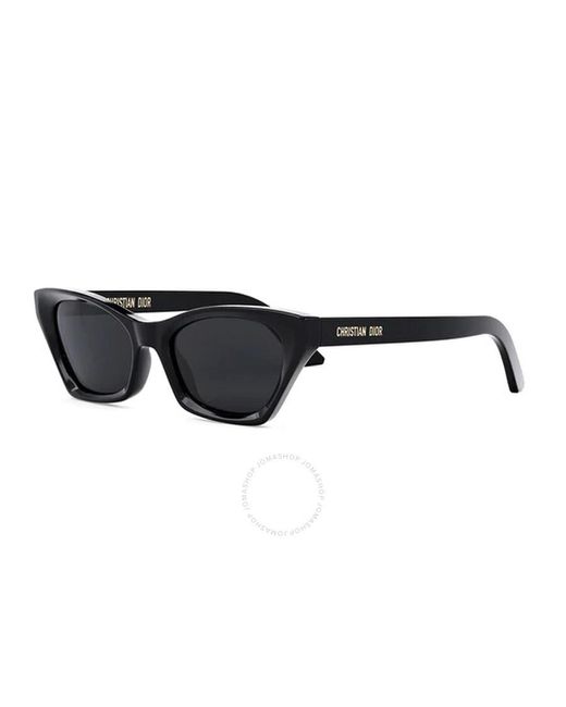 Dior Black Grey Cat Eye Sunglasses Midnight B1i Cd40091i 01a 53