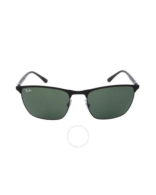 Ray-Ban Green Square Sunglasses