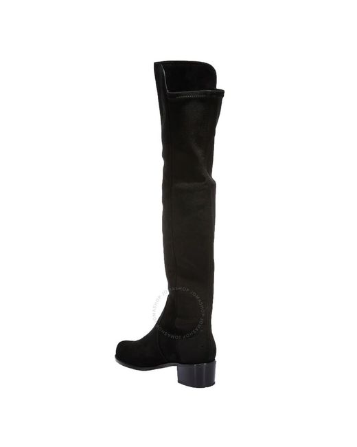 Stuart Weitzman Black Reserve Knee High Boot