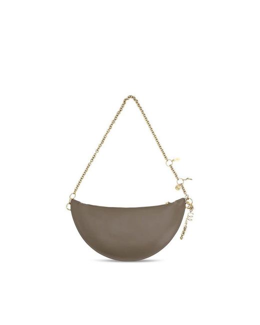 Chloé White Chlo Calf Leather Shoulder Bag