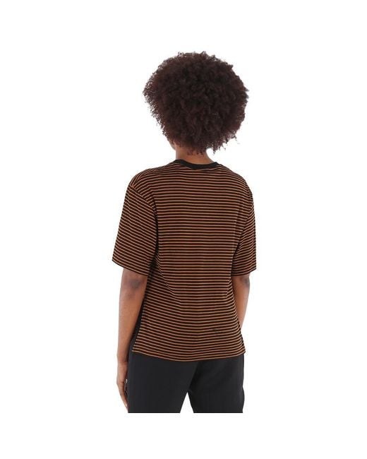 Etudes Studio Brown Hustle Stripe T-shirt