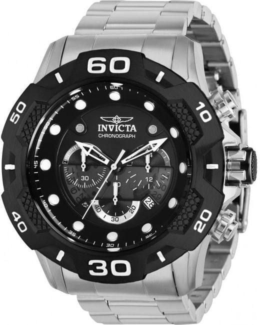 Invicta Speedway Chronograph Quartz Black Dial Watch for men