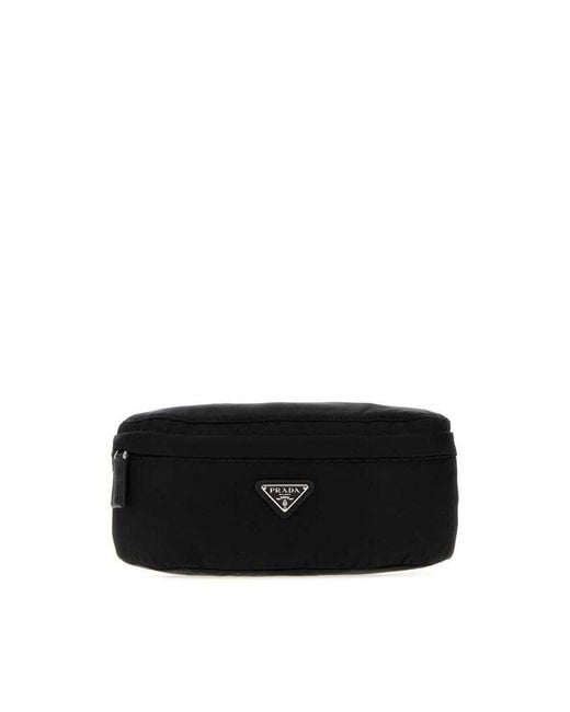 Prada Black Re-Nylon Belt Bag Nero Marsupi for men
