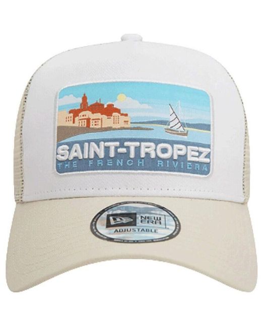 KTZ Blue Saint Tropez A-Frame Trucker Cap for men