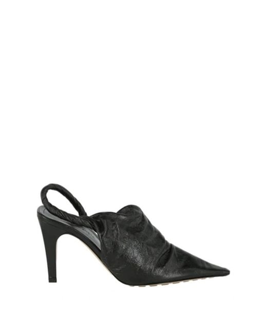 Bottega Veneta Black Bv Point Leather Pumps