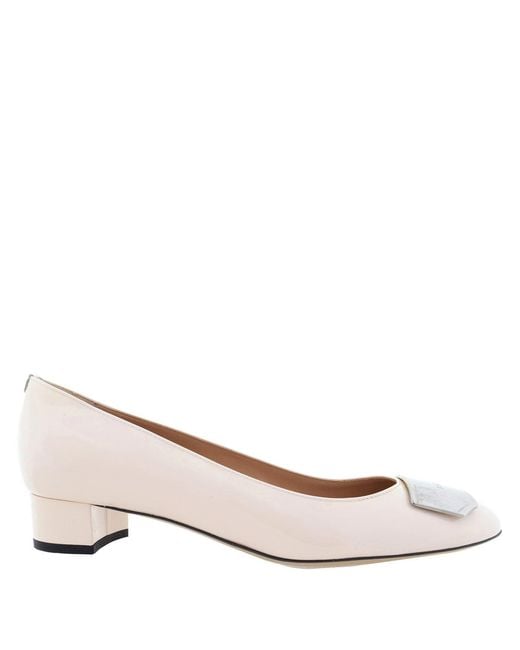 Bally Pink Heline Patent Leather Pumps, Brand Size 38.5 Us