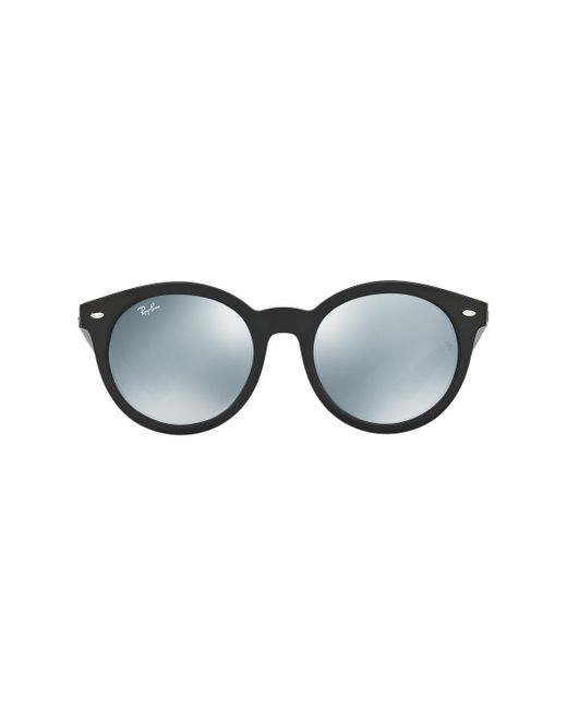 Ray-Ban Metallic Rayban Silver Mirror Round Sunglasses  601/30 55