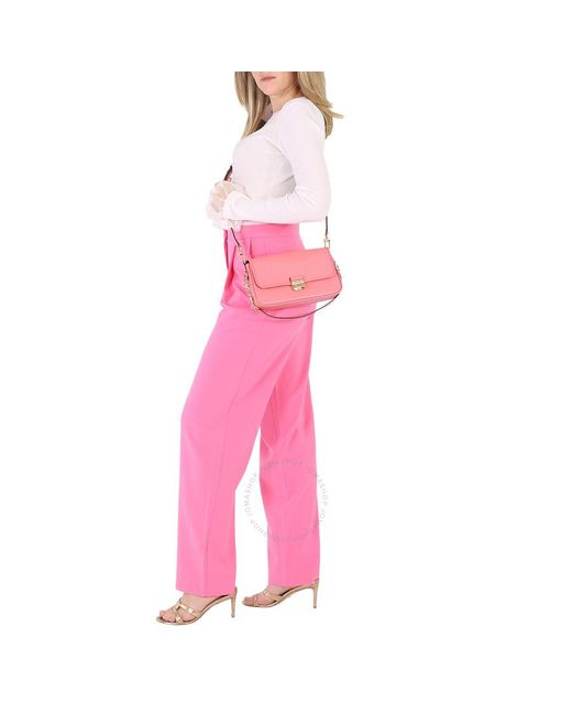 Michael Kors Pink Small Bradshaw Shoulder Bag