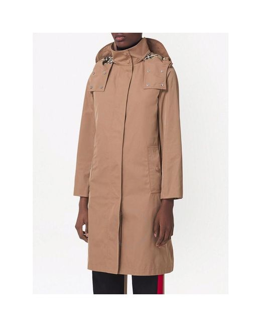 Burberry Detachable Hood Car Coat in Natural Lyst